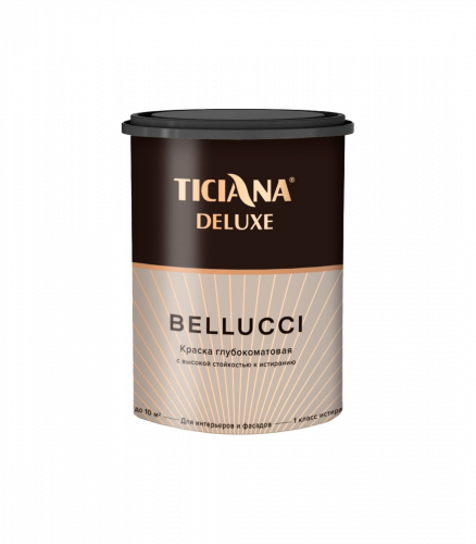 Краска глубокоматовая с высокой стойкостью к истиранию TICIANA DELUXE Bellucci База А